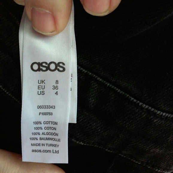 ASOS black overalls. US4 UK8 - Picture 4 of 5